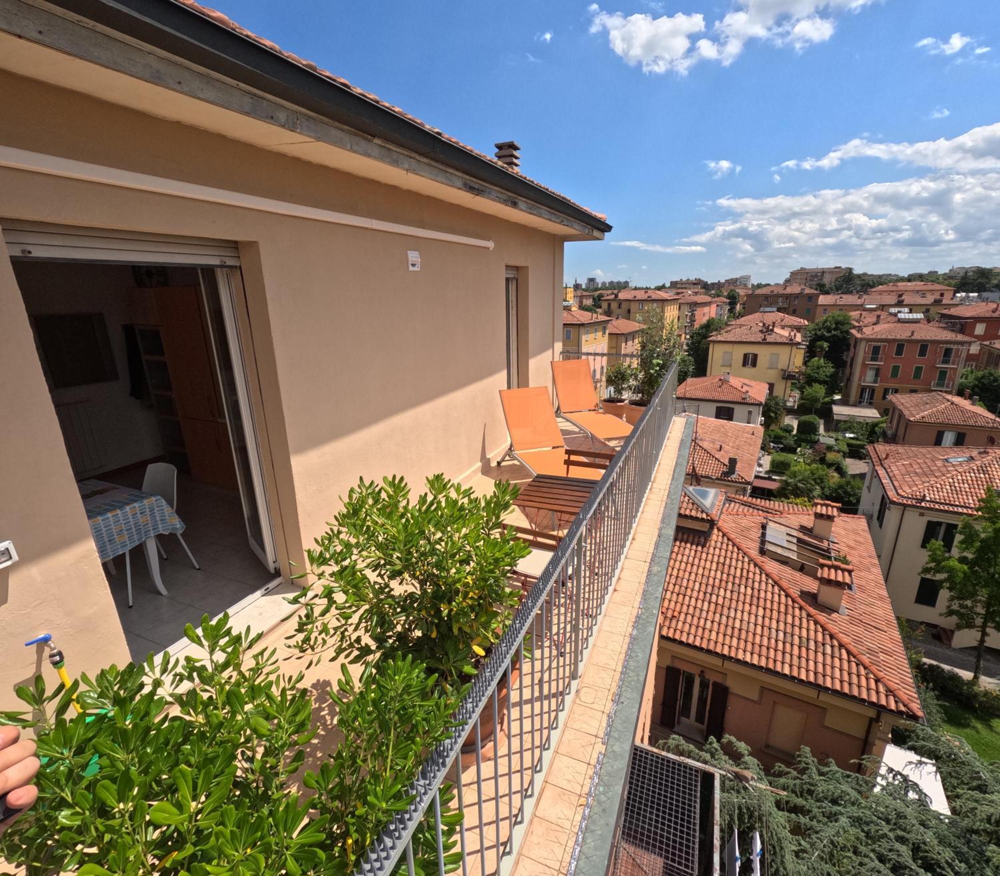 Bellavista Panoramic Terrace Appartamento Con Terrazza Zona Sant Orsola Bolonha Exterior foto